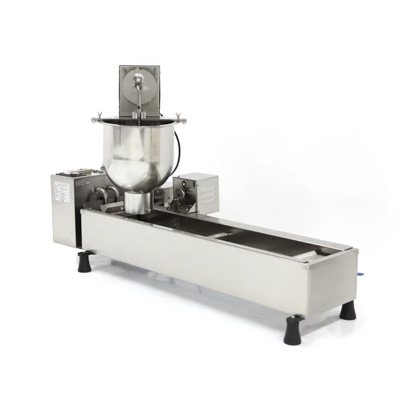 Commercial automatic, single row donut machine, three sets of molds