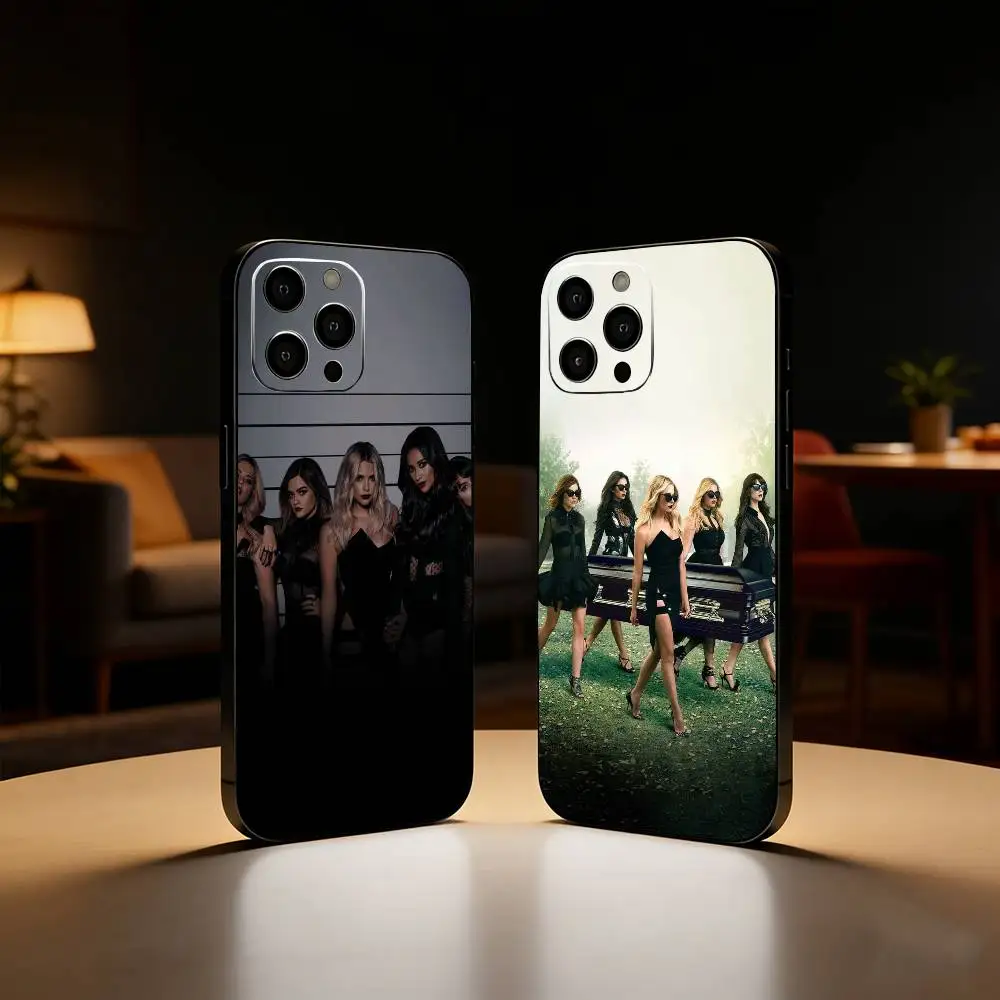

TV P-Pretty L-Little Liars Phone Case For iPhone17,16,15,14,13,12 Plus,Max Soft Silicone Black Cover