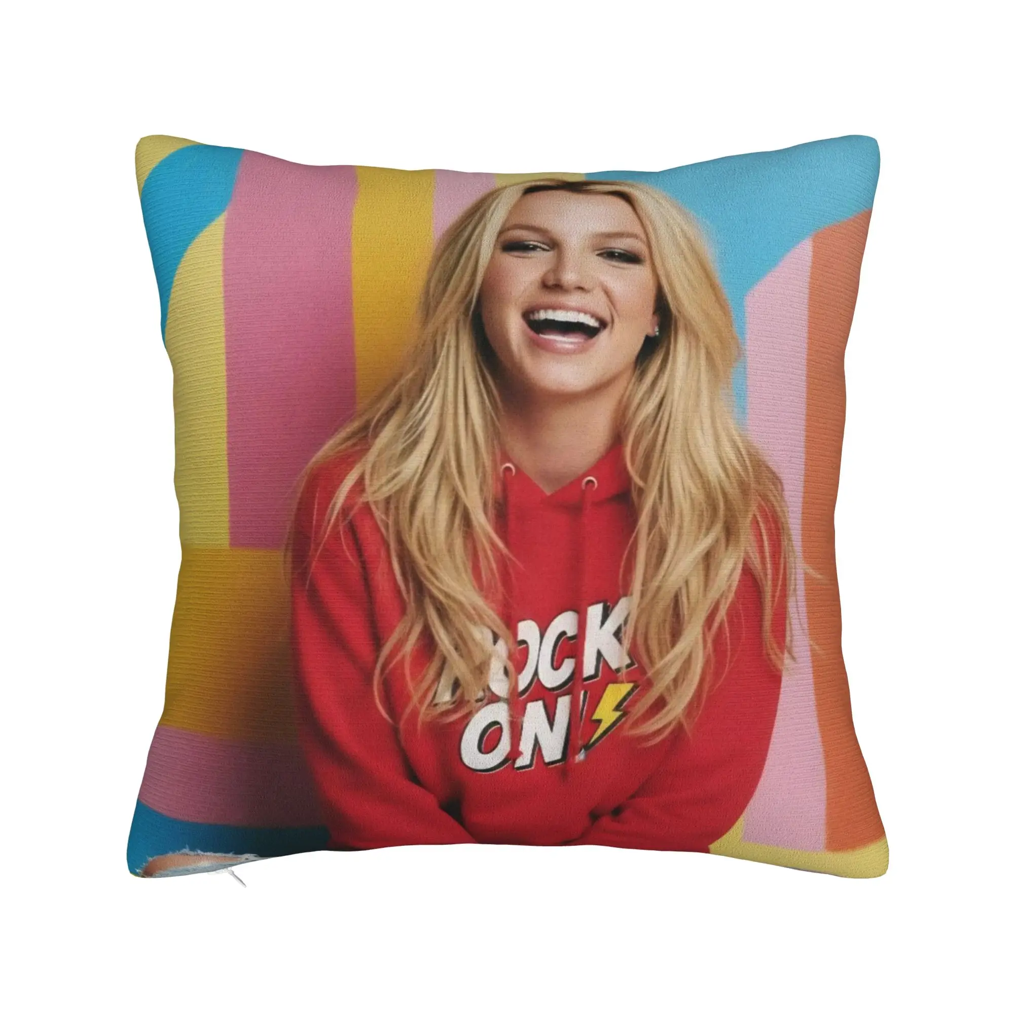 Decorative Pillowcase Singer Britney Spears Merchandise Home  Throw Pillow Case Cover Zipper Multiple Sizes