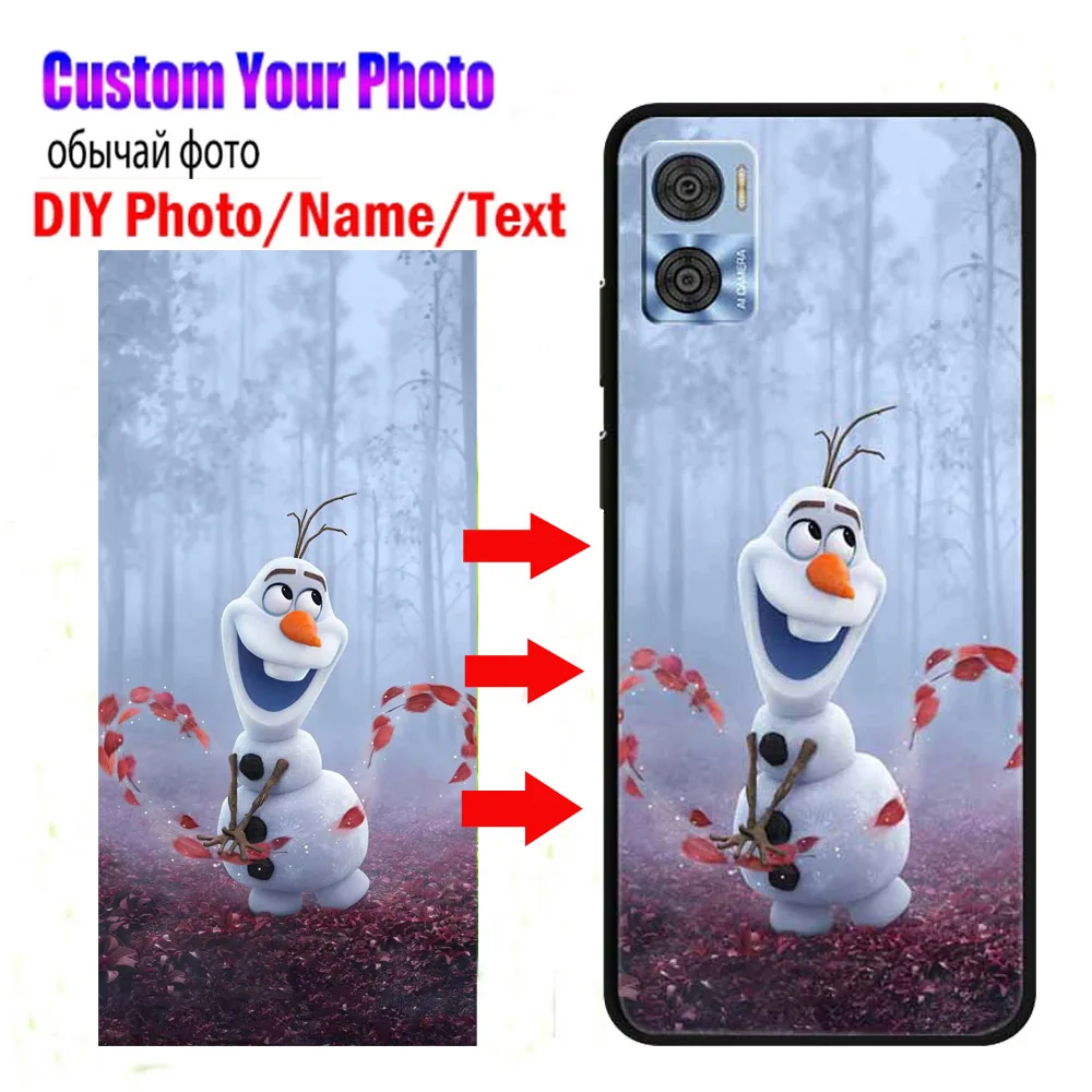 Customized Silicone Soft Cases for Motorola Moto E22 E32 E22S E32S E22i E7 E7i Power G9 Plus E6S TPU Phone Cover Photos Images