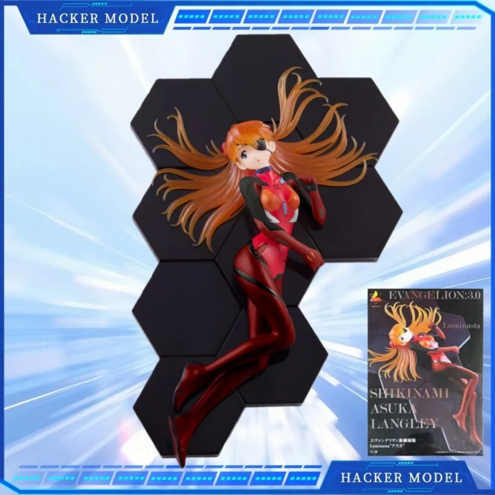

SEGA подлинная серия LUMINASTA неоновая Genesis Evangelion Asuka Langley Soryu лежачая фигурка аниме модель настольное украшение подарок
