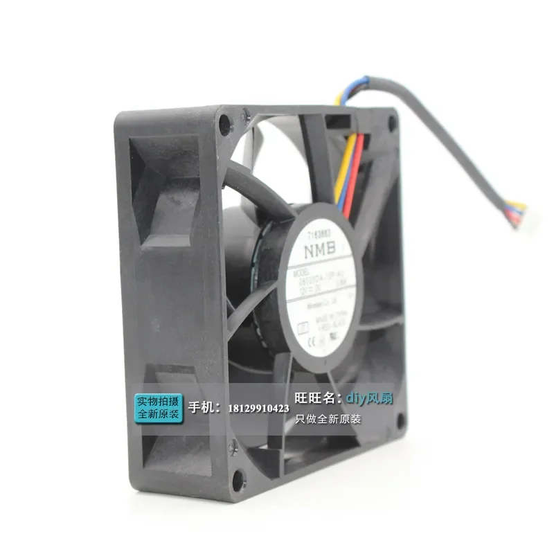 for 08025DA-12P-AU NMB Fan 8025 12V 8cm Large Air Volume Server Cooling Fan