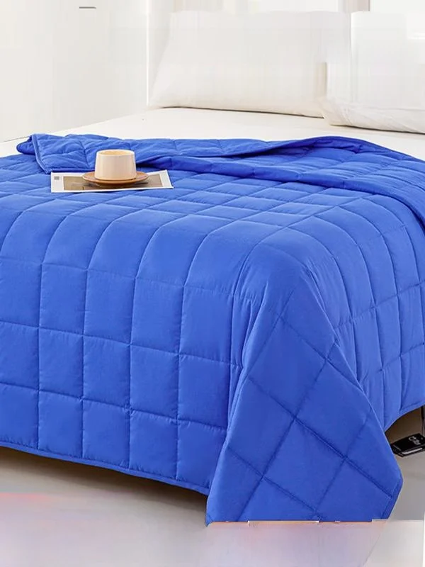 Pure Cotton Gravity Blanket for Improved Sleep Stress Relief Anxiolytic Four Seasons Universal Single And Double Person Use