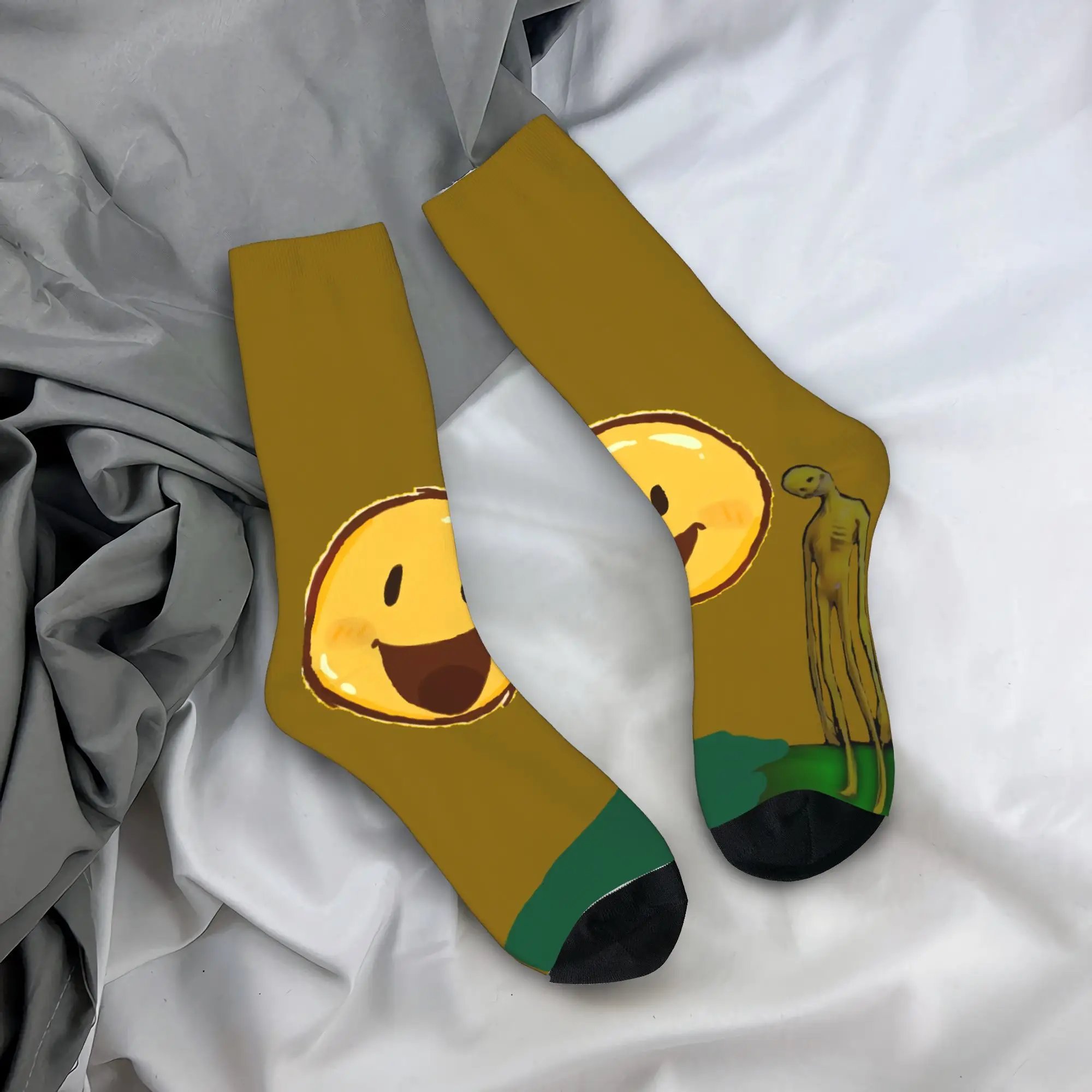 Adults Men Socks Verity Arg Horror Game  Stockings Autumn Fashion Soft Socks Custom Outdoor Non Slip Socks
