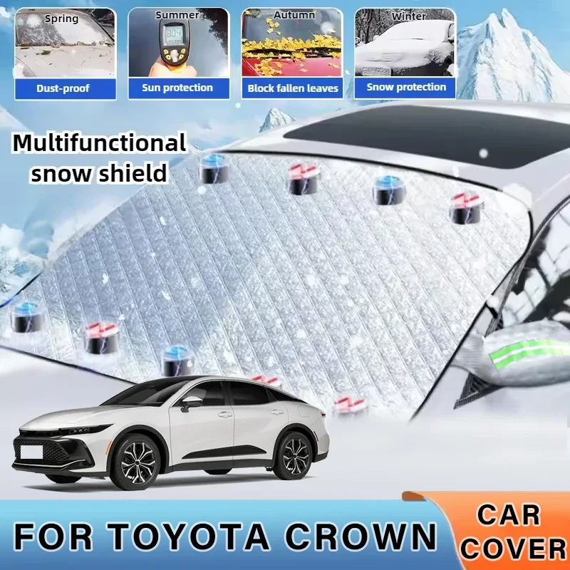 

Thickened Car Now Sunshade Windshield Cover With 5/9 Magnets UV Protection Anti Snowboard Sunlight For TOYOTA CROWN