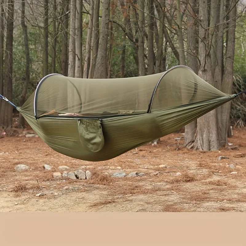 3-in-1 Hammock with Mosquito Net - Waterproof Double Camping Hammock for Backpacking, Travel, and Park Bed Tent  Bed Canopy