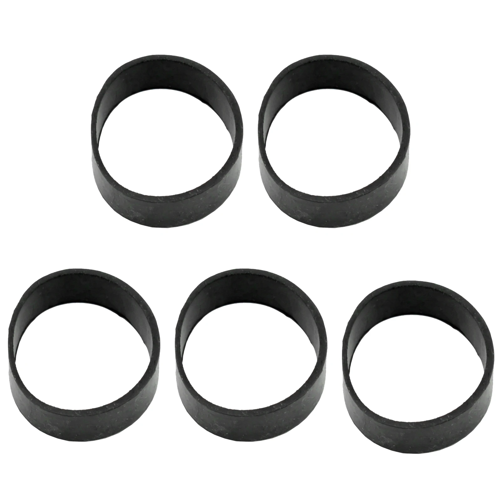 Rubber retaining ring set of 5 with 32MM inner diameter for webbing weight belts providing stable hold for diving applications
