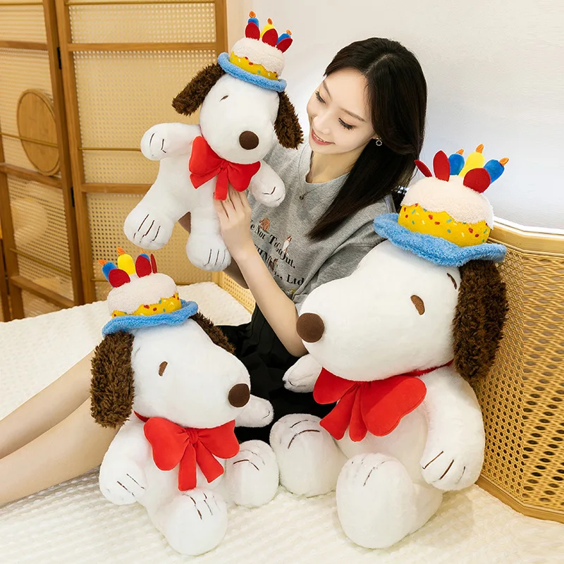 Stijlvolle Snoopy Hond Knuffel Zittend met Zonnebril Schattige Puppy Pop Kussen voor Kinderen Verjaardag Kerstcadeau Groothandel Knuffeldier