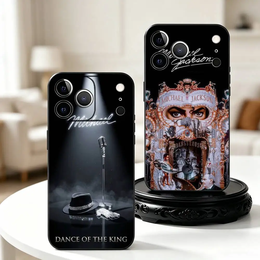 

Music of Pop Michael J- Jackson Phone Case Silicone Soft For IPhone 17 16 15 14 13 12 11 X XR Plus Pro Max Plus