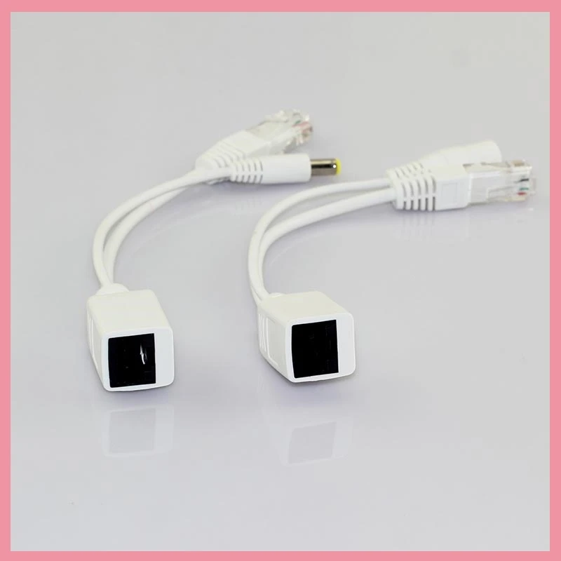 5ペア-12v-cctv電源-rj45スプリッター-セキュリティカメラ-poeアダプター-アクセサリー-シンセサイザーコネクター-poeケーブル-b6