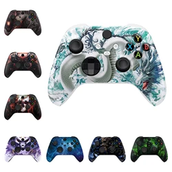 Placa frontal de pieza con patrón personalizado eXtremeRate, carcasa frontal con agarre suave al tacto para controlador Xbox Series X/S (Xbox Core)
