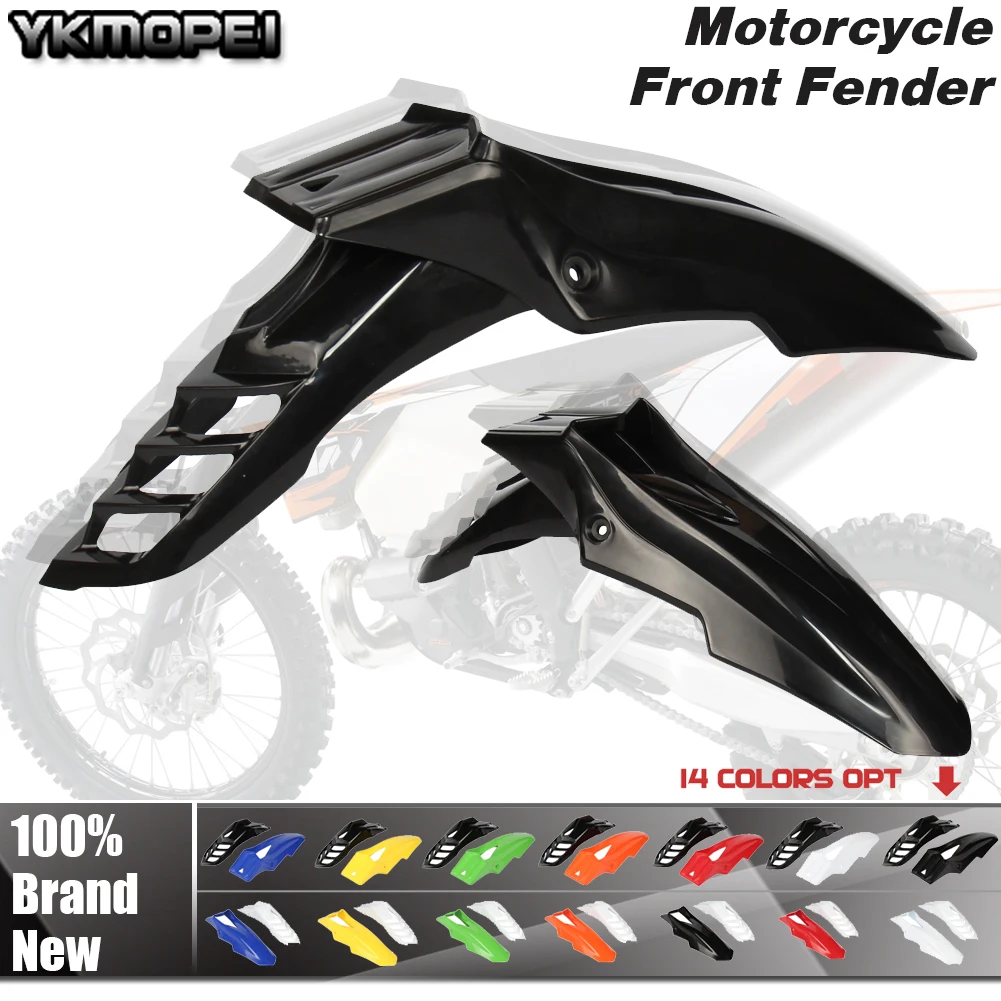 

Для KX CR XR RM WR Kayo Apollo Bse Xmotos zongshen Shineray Dirt Bikes Универсальный супермото мотоцикл переднее крыло брызговик