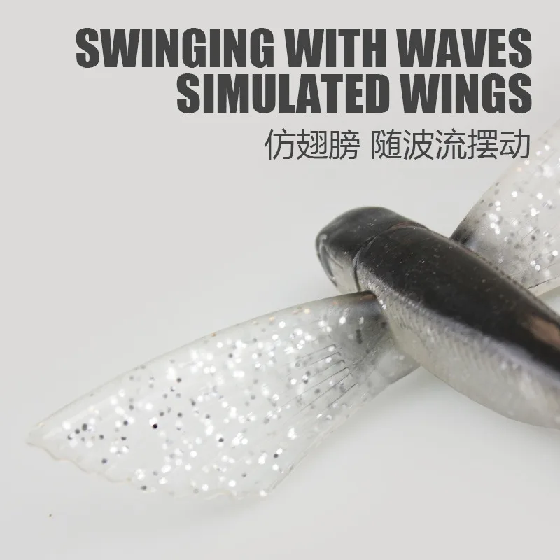 Swolfy Señuelos PVC tipo Pez Volador – Blandos para Atún y Caballa - imagen 3