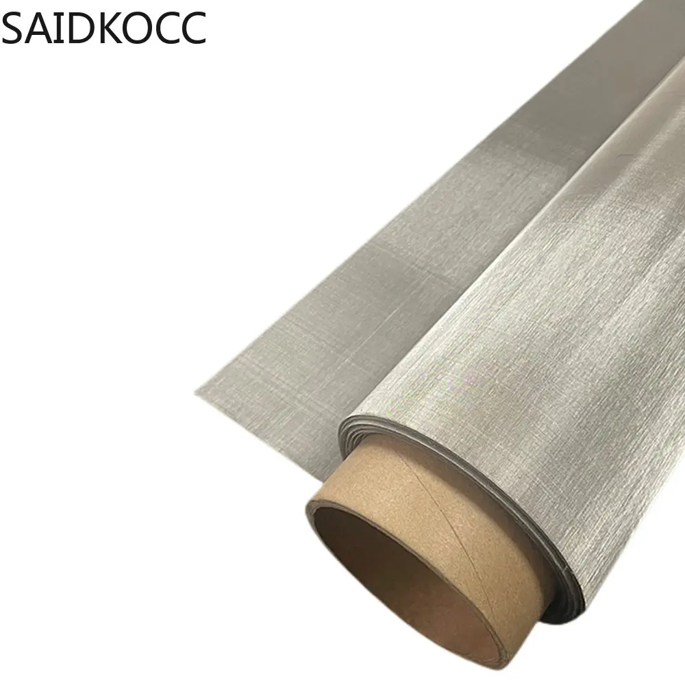 SAIDKOCC Accept Custom 0.5-600 Mesh tkana siatka tytanowa Ti do produkcji elektrody elektrolizer i Laborator