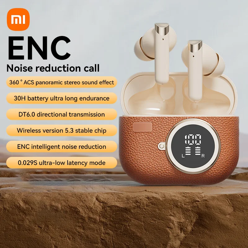 XIAOMI M88 Wireless Earphone HD Call ENC Noise Cancelling Bluetooth5.3 Headphone TWS Touch Control InEar Headset For Android iOS