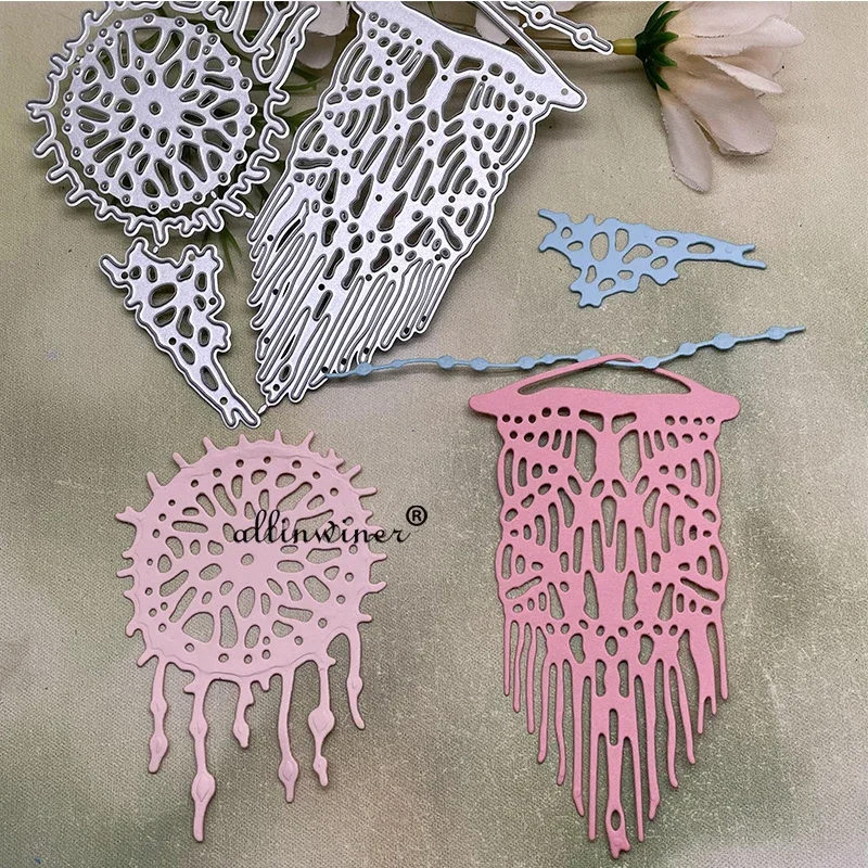 

Металлические вырубные шаблоны для декораций в виде ловцов снов, для скрапбукинга, альбомов, бумажных открыток и тиснения