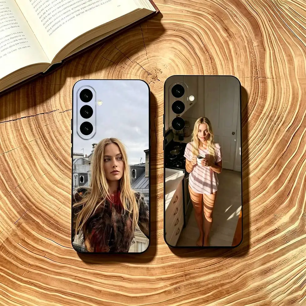 

Actress M-Margot Elise Robbie Phone Case Soft black For Samsung Galaxy A73,A72,A71,A70,A53,A52,A51