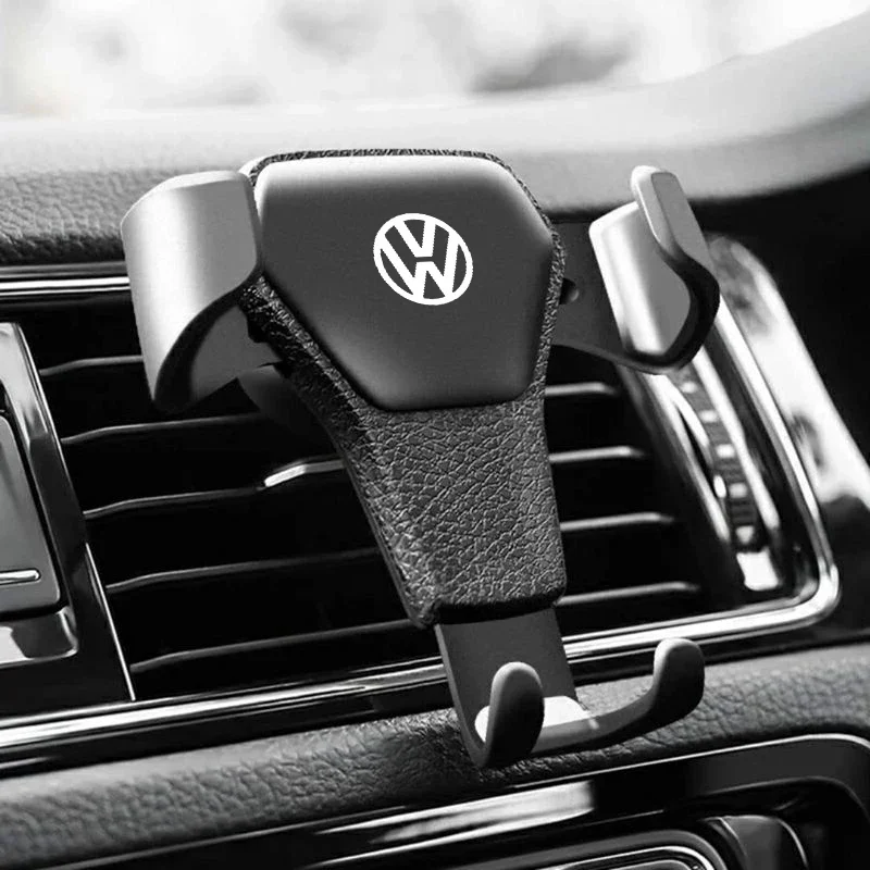 Car Phone Holder Car Air Vent Clip Mobile Phone Holder For Volkswagen Polo Passat B5 B6 B7 T4 T5 Golf 4 5 6 Tiguan Jetta Gol CC