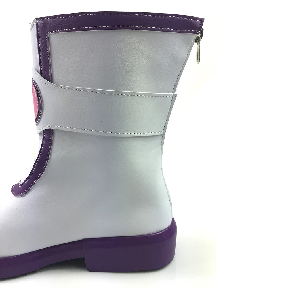 Hyperdimension Neptunia Womens Nepgear Cosplay Custom Shoes Short Boots