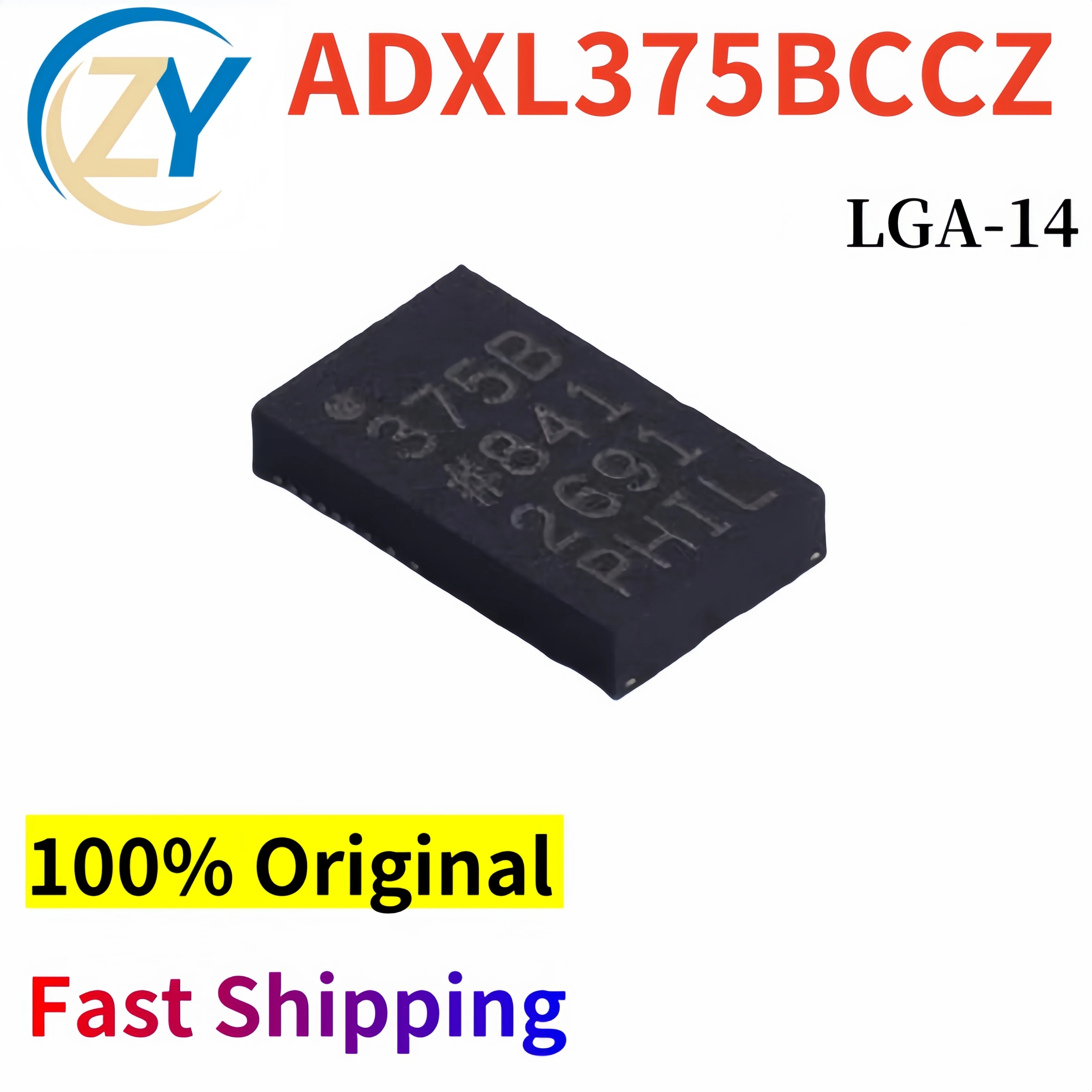 (2pcs) ADXL375 ADXL375BCCZ Accelerometers LGA-14 2V-3.6V 100% Original & In Stock