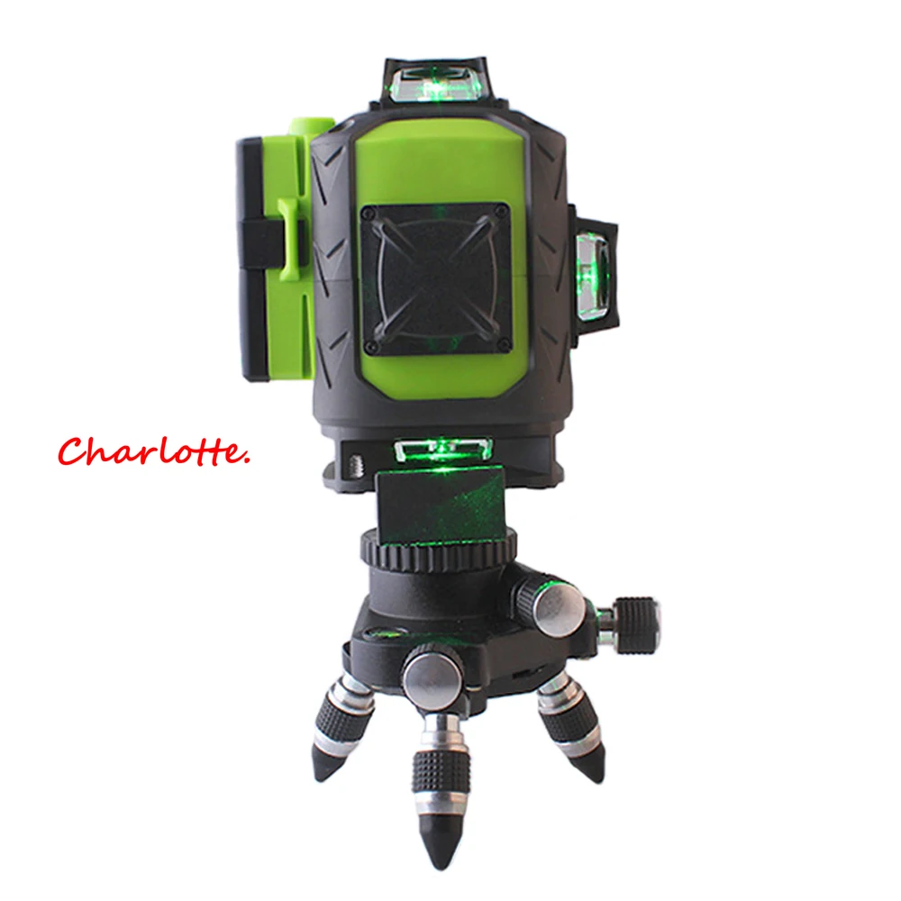 New Fukuda Professional 16 Line 4D Laser Level Japan Sharp Green 515NM Beam 360 Vertical And Horizontal Self-leveling Cross