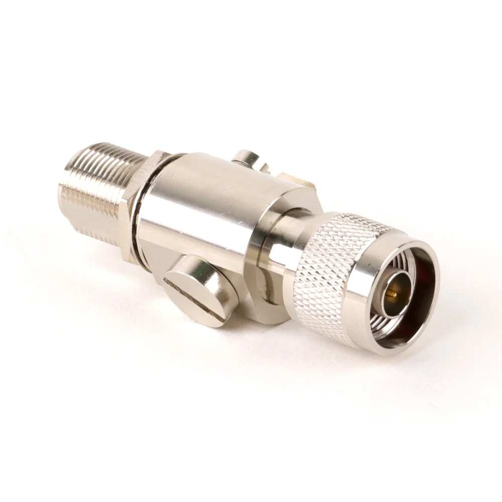 N-type 6GHZ Lightning Arrester N-JK Coaxial Anti-Lightning Antenna Communication RF Coaxial Connector for HAM CB Radio WLAN