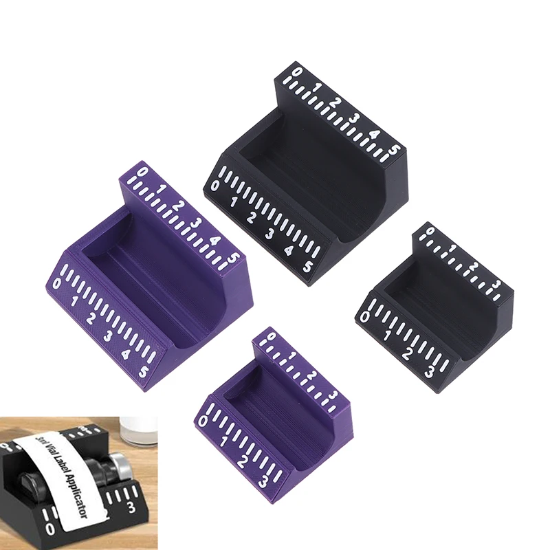 1/2Pcs PET Sticker Alignment Tool Time-Saving Reusable 3ml/10ml Vial Label Applicator Easy Alignment Precise Application