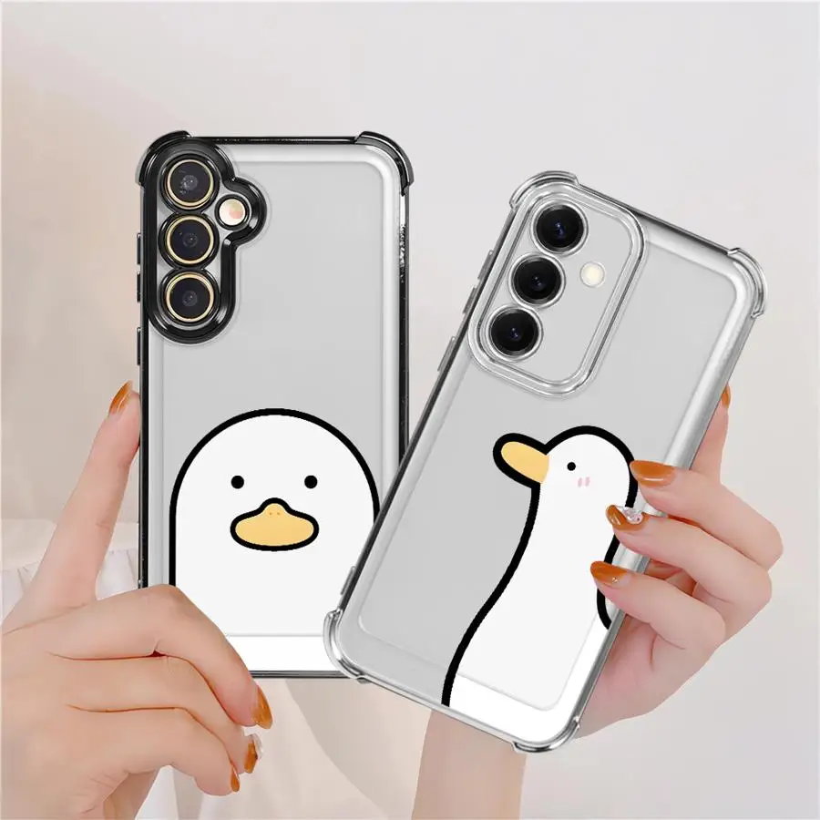 Phone Cover Case for Samsung Galaxy A24 A15 A52 A17 A13 A16 A35 A36 A25 A21s A26 A33 Simple Profile Duck