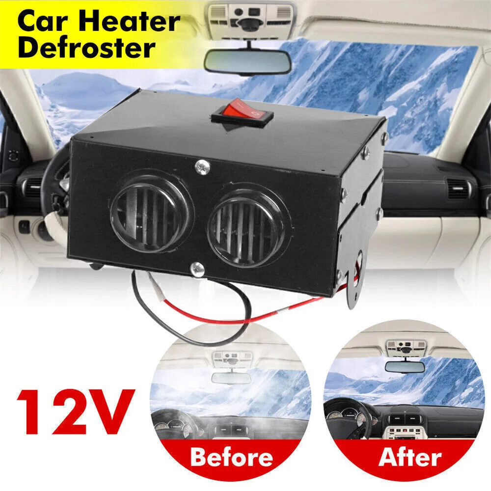 Car Heater Warmer Demister Car Demister Heater Interior Auto Electric Fan Heating Standalone Warmer Durable