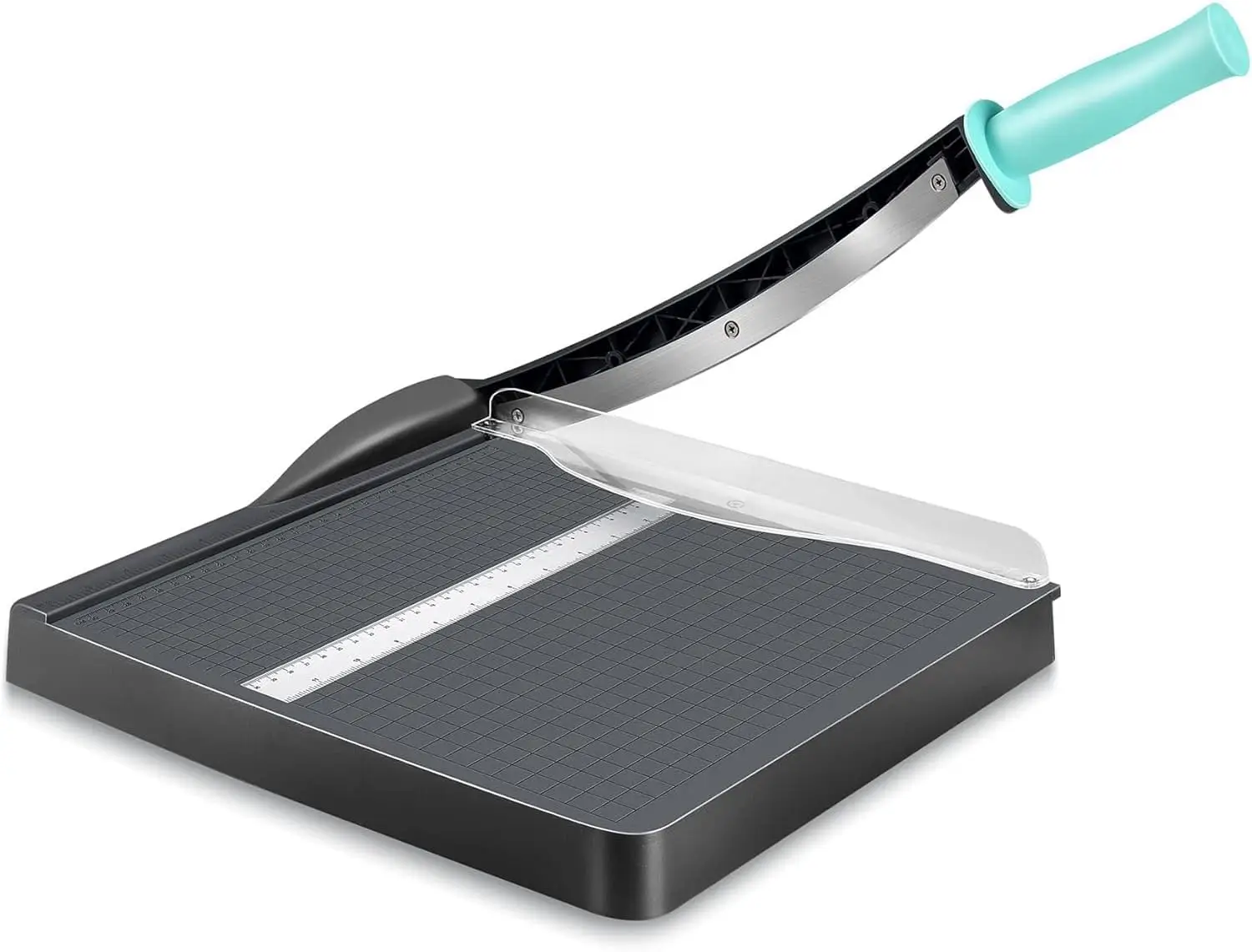 

12" A4 Paper Cutter with Safety Guard, Guillotine Trimmer for Scrapbooking Craft, Label, Cardstock, 16 Sheets Capacity