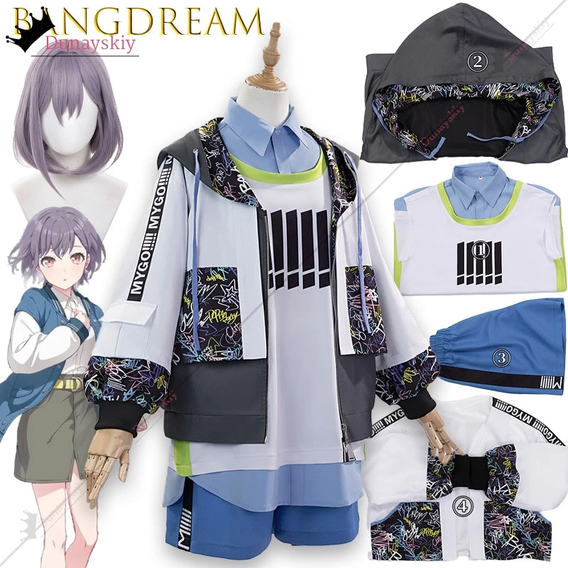 

Bangdr MyGO Anime Game Cosplay Costume YiNuo@ Women's Second Hand Clothing Fall 2025 Seasonal Faion Ladies Play Role Clothes