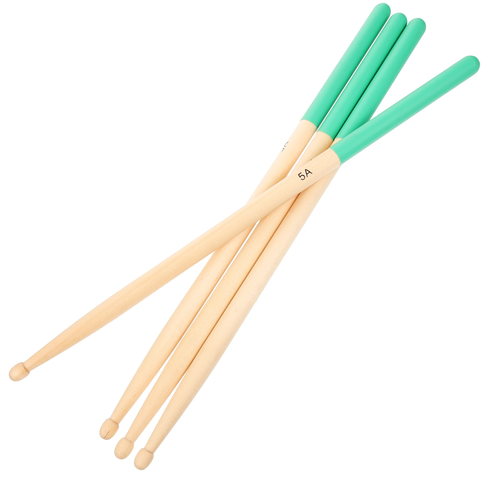 

2 Pairs 5A Maple Drumsticks Practice Percussion Mallets Wooden H les Long Drumsticks Musical Instruments
