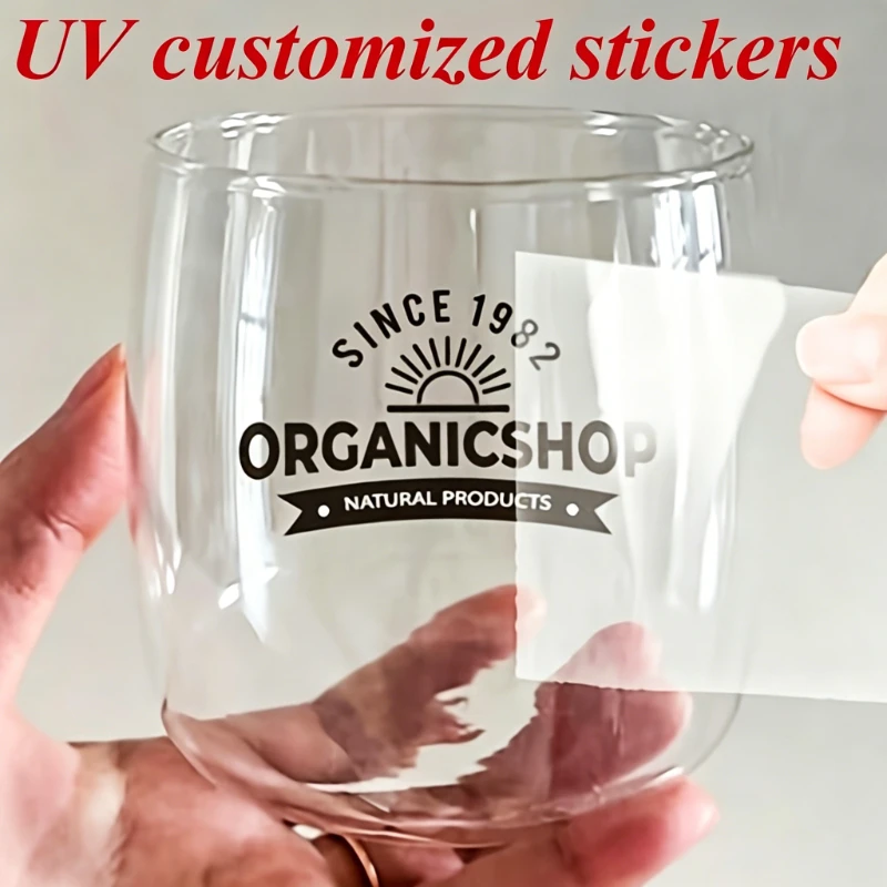 Adesivi Personalizzati UV DTF — 50 Pezzi