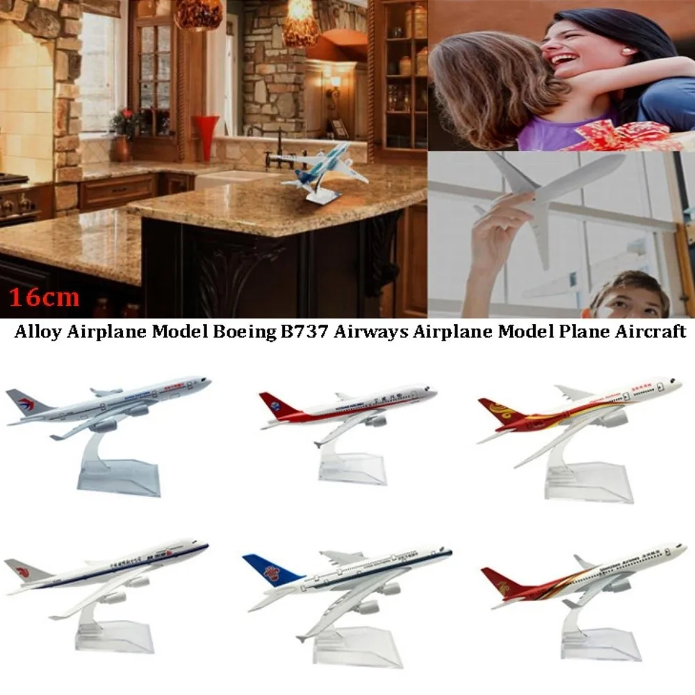 

High Quality 16cm Brazil Air GOL Airlines Alloy 10 Styles Boeing B737 Airways Airplane Model 1/246 Scale Metal Planes