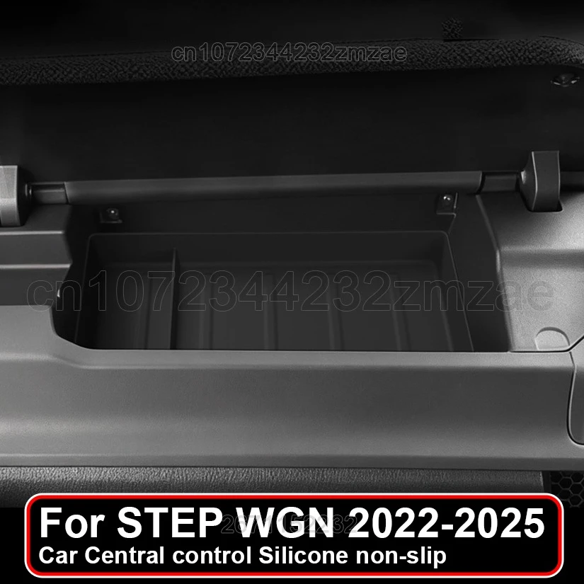 Silicone Storage Box For Honda STEP WGN 2022-2025 Car Central Control Co-pilot Dashboard Storage Box Non-slip Mat Car Accessorie