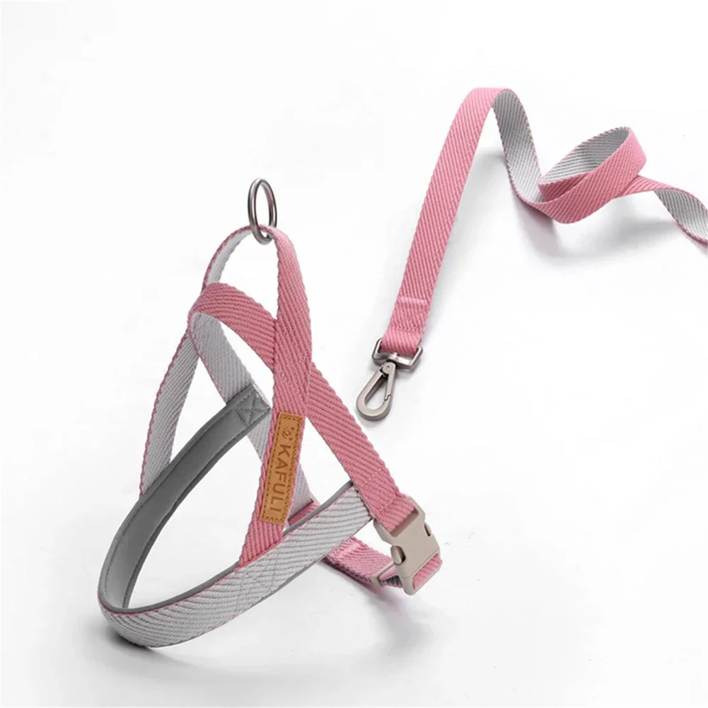 

Small Dog Harness and Leash Set Adjustable Soft Nylon Pet Walking Harness Vest Collar For Chihuahua Yorkshire Terier Schnauzer