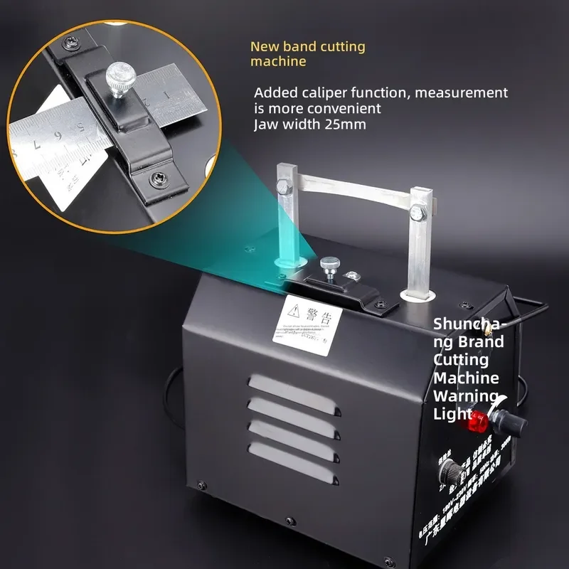 Enhance your crafting and manufacturing efficiency with this advanced manual tape cutting machine. Designed for precision and