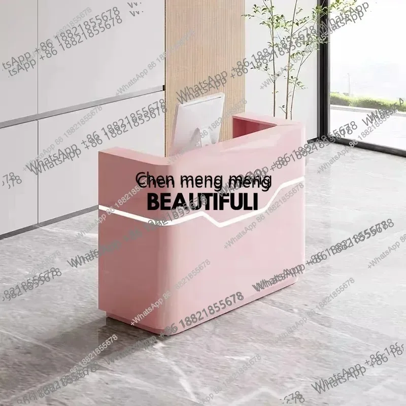 

Стильные стойки ресепшн Beauty Glamour с местом для хранения, модные стойки для салонов красоты, небольшие прилавки, коммерческая мебель для бизнеса