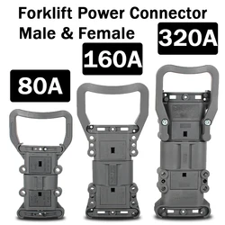 1/5/20 Sets REMA Type Connector 80A 160A 320A Electric Forklift Power High Current Battery Charger Male And Female Plugs Sockets