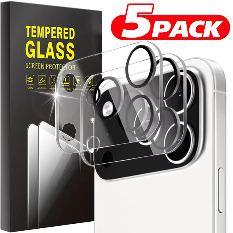 Camera Lens Protector For iPhone 17 16 Pro 13 15 11 12 14 Pro Max Air Lens Protective Glass For iPhone 13 12 Mini 14 15 16 Plus