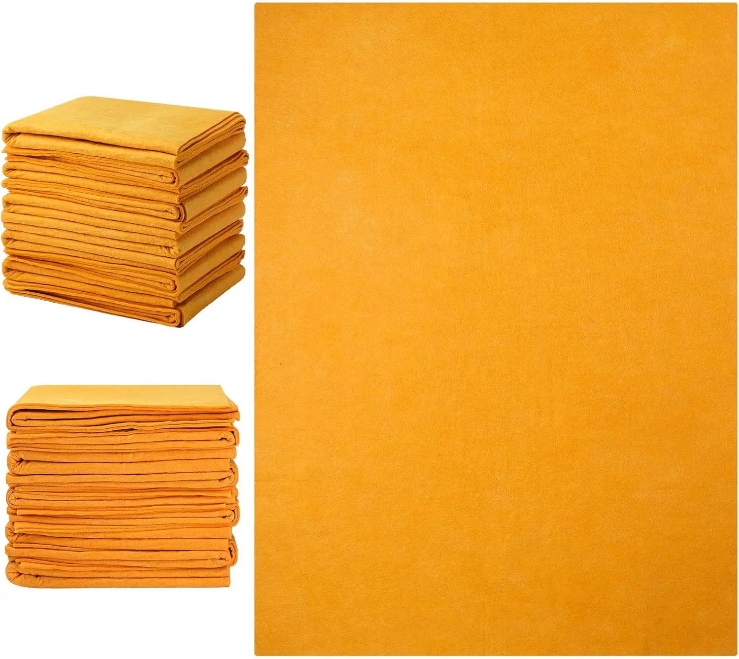 

10 Pack Shammy Cloths Absorbent Cleaning Towels for Car Drying German Shammy Cloths Bulk Machine