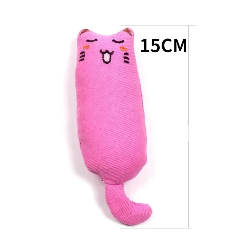 Interactive Soft Catnip Cat Toys Rustle Sound Dog Toy Cleaning Teeth Chewing Fun Doll For Pet Plush Thumb Pillow Pet Accessories