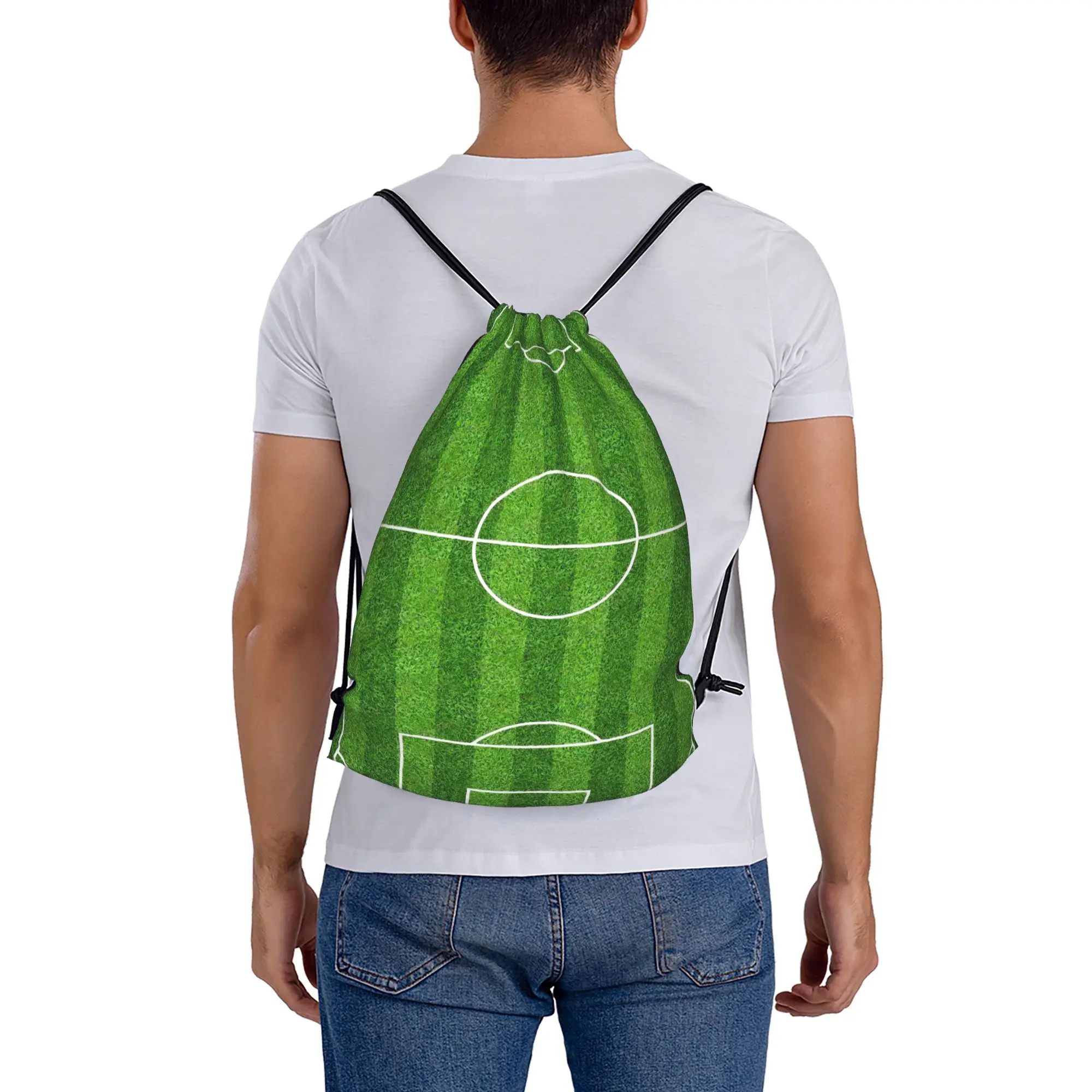 Soccer Football Fan Merch 10  Drawstring Bags Shopping Unisex Storage Organize Bundle Pocket Rope Bag