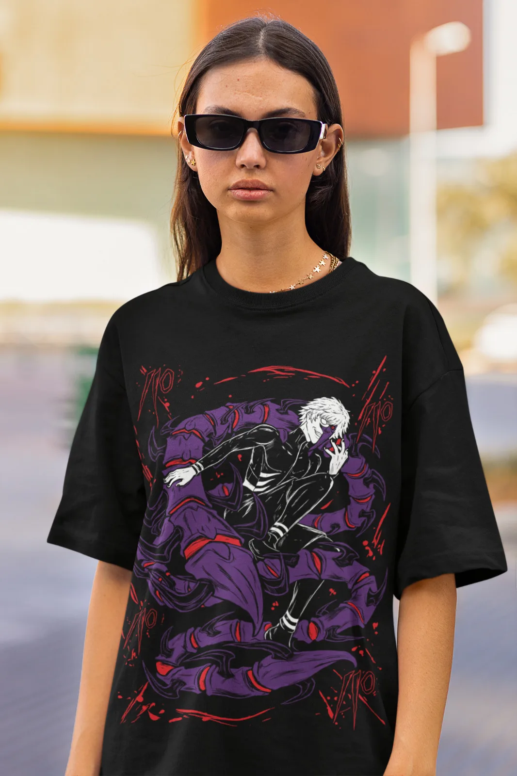 Tokyo Ghoul T-Shirt Ken Kaneki T-Shirt Japanaise Horror Manga Anime Gift Shirt