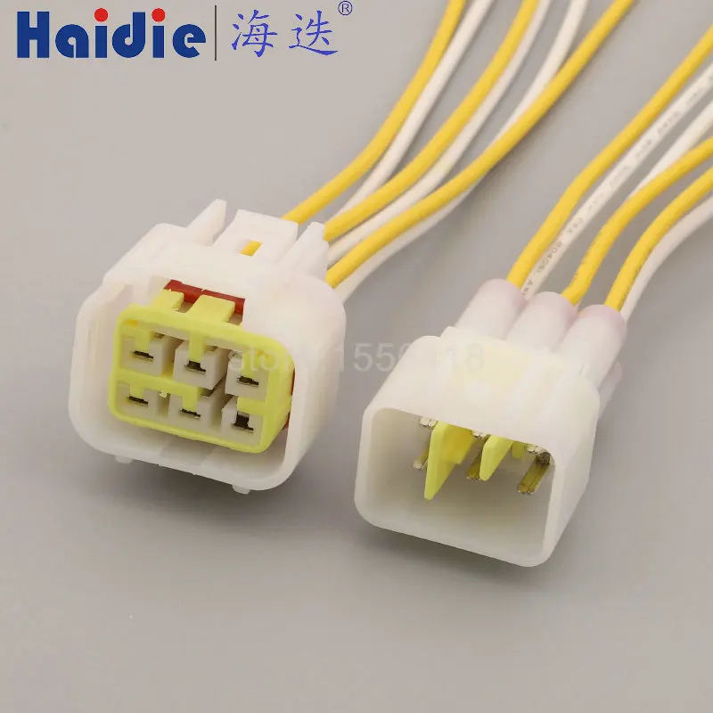 1-20 sets cable wire harness connector automotive connector FW-C-6F-W FW-C-6M-W