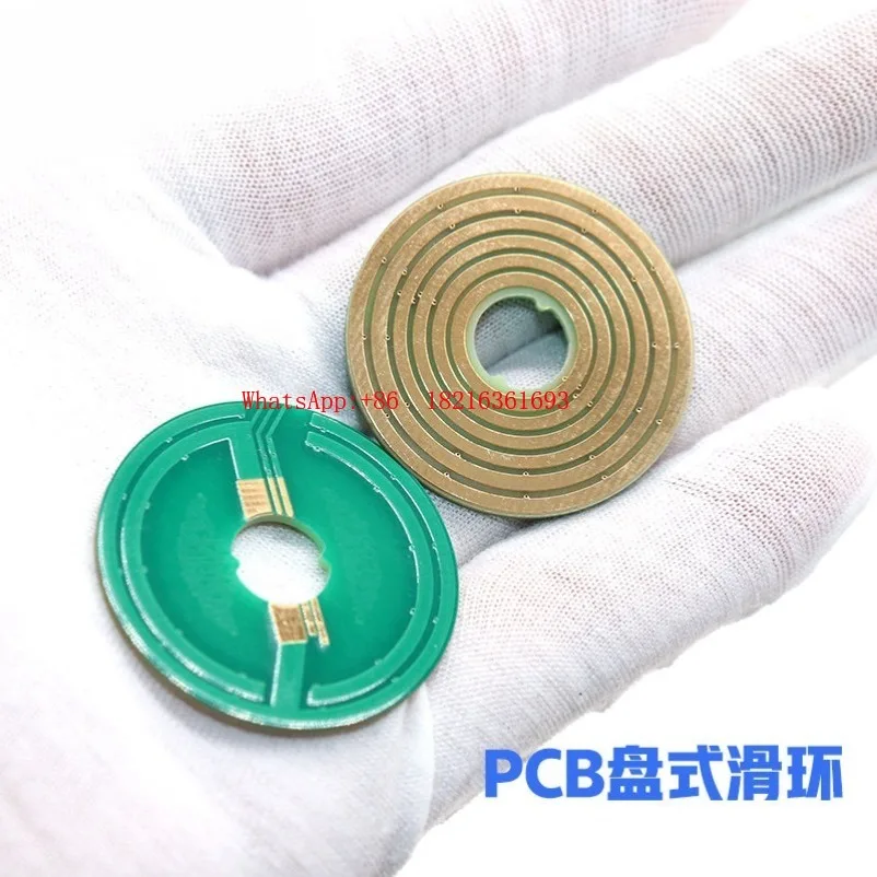 

Ультратонкое дисковое токопроводящее контактное кольцо (PCB/CT) для печатных плат, разъемное плоское вращающееся контактное кольцо