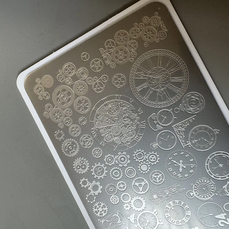 XMQ STAMPING NAIL PLATES UFO DESIGNS IMAGE PLATE TEMPLATES