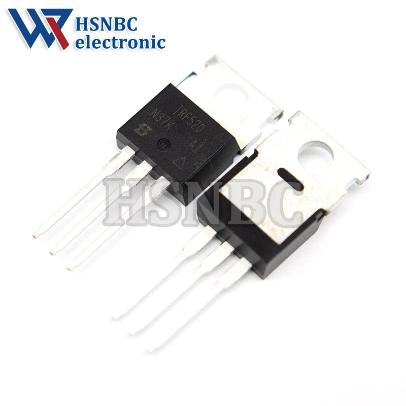 10PCS IRF520 IRF520PBF TO-220 9.2A 100V N-channel Power MOSFET Transistor 100% New Original