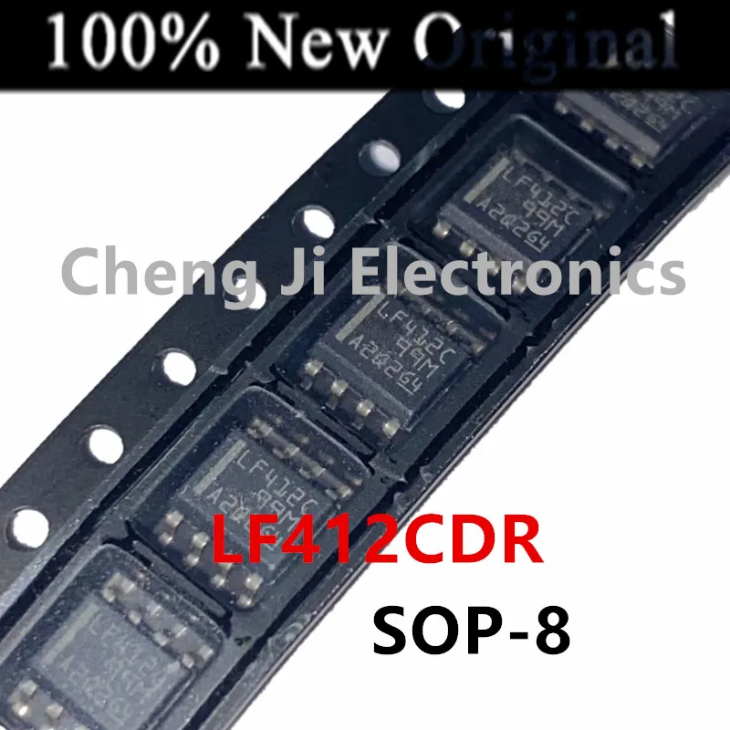 10PCS/Lot   LF412CDR   LF412C 、LF353DR   LF353 、LF347DR   LF347   New dual operational amplifier chip