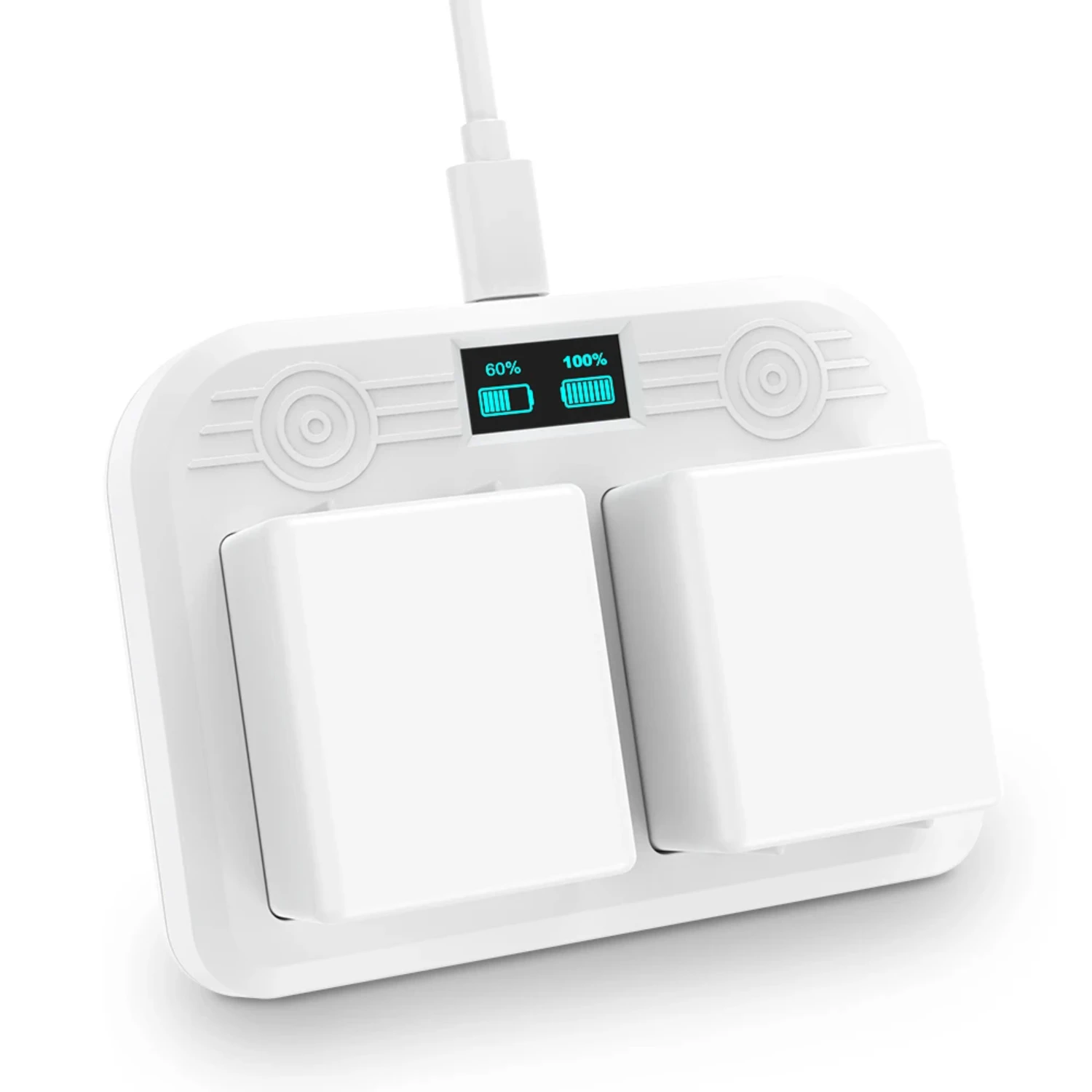 Charging Station Battery Charger Station Compatible with Arlo Ultra 4k Arlo Pro 3 Camera Dual Charging Station LED Display